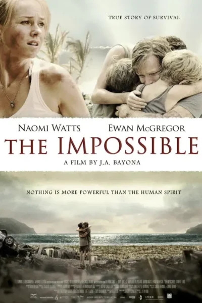 Movie cover for The Impossible, filmed in Phuket, Thailand.